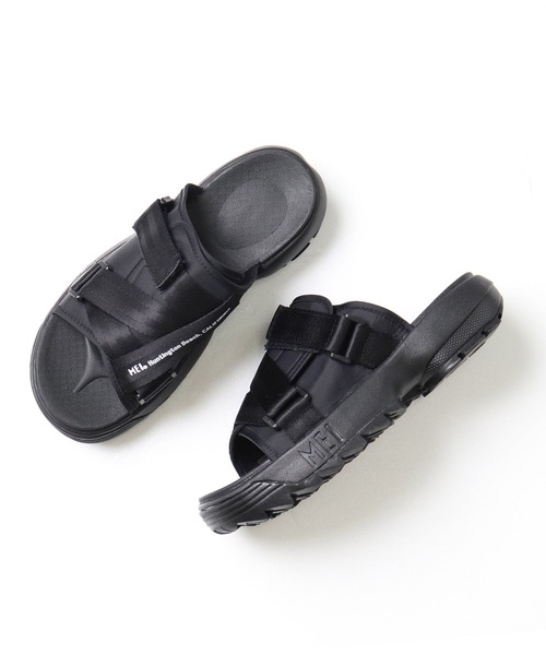 MEI（メイ）の「∴【 MEI / メイ 】Recycled nylonsandal ナイロンサンダル スポーツサンダル メンズサイズ　21SS（サンダル・メンズ・ブラック/オリーブドラブ・S/M/L）」の5枚目の写真