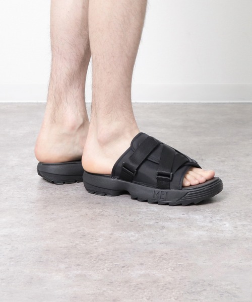 MEI（メイ）の「∴【 MEI / メイ 】Recycled nylonsandal ナイロンサンダル スポーツサンダル メンズサイズ　21SS（サンダル・メンズ・ブラック/オリーブドラブ・S/M/L）」の15枚目の写真