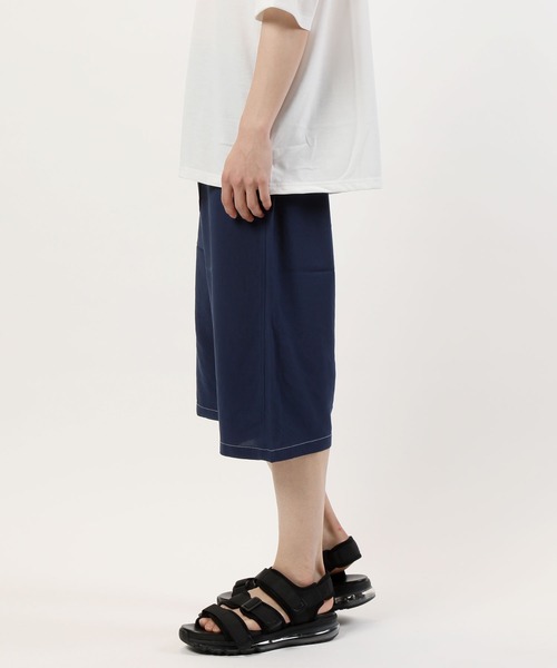 TopIsm（トップイズム）の「接触冷感 レーヨン総柄無地ガウチョパンツ（その他パンツ・メンズ・B/ネイビー/E/ブラック/D/A/C/ベージュ・L/LL/M）」の10枚目の写真