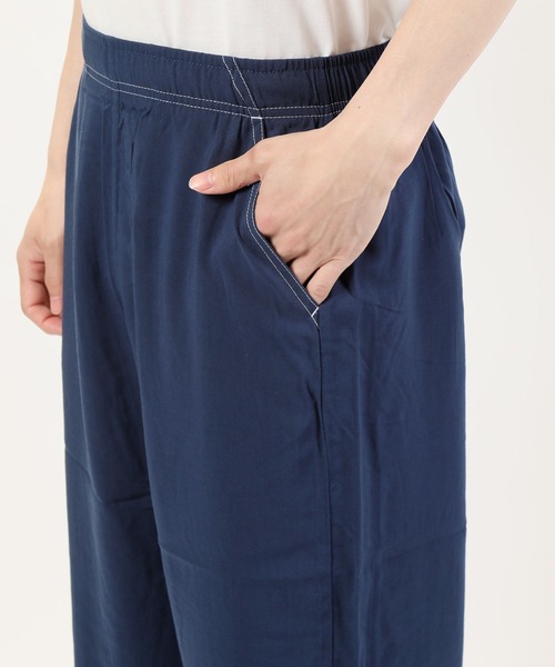 TopIsm（トップイズム）の「接触冷感 レーヨン総柄無地ガウチョパンツ（その他パンツ・メンズ・B/ネイビー/E/ブラック/D/A/C/ベージュ・L/LL/M）」の21枚目の写真