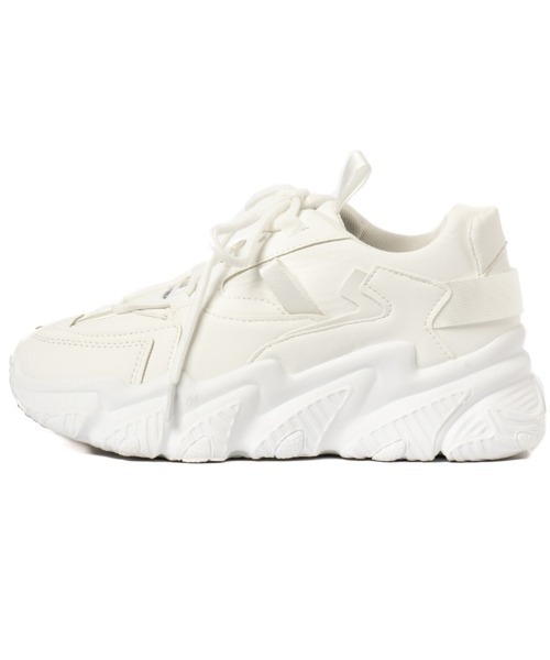 R&E(アールアンドイー)の「fashion ダッドスニーカー(スニーカー・レディース・ホワイト/ベージュ/ブラック・S/M/L/LL)」の20枚目の写真