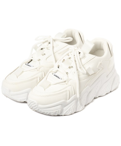 R&E(アールアンドイー)の「fashion ダッドスニーカー(スニーカー・レディース・ホワイト/ベージュ/ブラック・S/M/L/LL)」の16枚目の写真