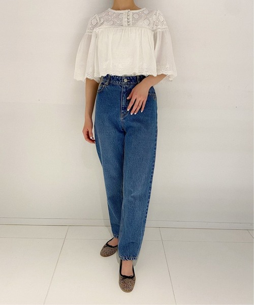 Charles Chaton(シャルルシャトン)の「コットンスカラップブラウス(シャツ/ブラウス・レディース・ホワイト・FREE)」の3枚目の写真