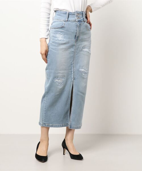 ST LADY'S DENIM REMAKE SKIRT/STレディースデニムリマークスカート