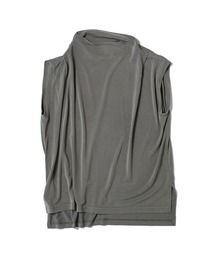 DRWCYS | パウダースキンボトルネックタックトップス(Tシャツ/カットソー)