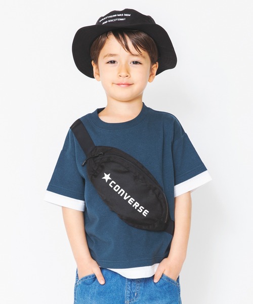 セール Converse コンバース ボディバッグ付き半袖tシャツ Tシャツ カットソー Converse コンバース のファッション通販 Zozotown