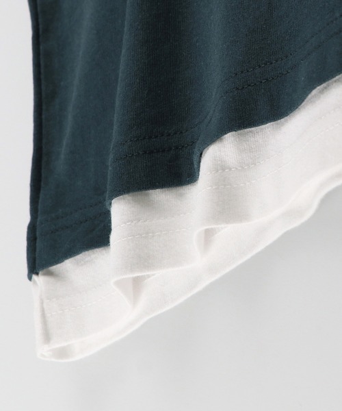 CONVERSE（コンバース）の「【CONVERSE/コンバース】ボディバッグ付き半袖Tシャツ（Tシャツ/カットソー・キッズ・グリーン/キャメル・100cm/110cm/120cm/130cm/140cm）」の18枚目の写真