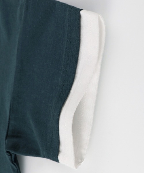 CONVERSE（コンバース）の「【CONVERSE/コンバース】ボディバッグ付き半袖Tシャツ（Tシャツ/カットソー・キッズ・グリーン/キャメル・100cm/110cm/120cm/130cm/140cm）」の9枚目の写真