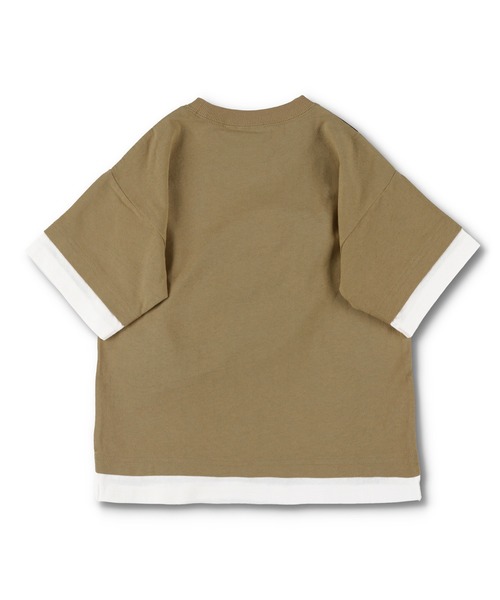 CONVERSE（コンバース）の「【CONVERSE/コンバース】ボディバッグ付き半袖Tシャツ（Tシャツ/カットソー・キッズ・グリーン/キャメル・100cm/110cm/120cm/130cm/140cm）」の7枚目の写真