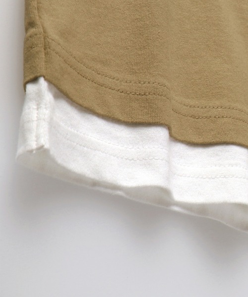 CONVERSE（コンバース）の「【CONVERSE/コンバース】ボディバッグ付き半袖Tシャツ（Tシャツ/カットソー・キッズ・グリーン/キャメル・100cm/110cm/120cm/130cm/140cm）」の21枚目の写真