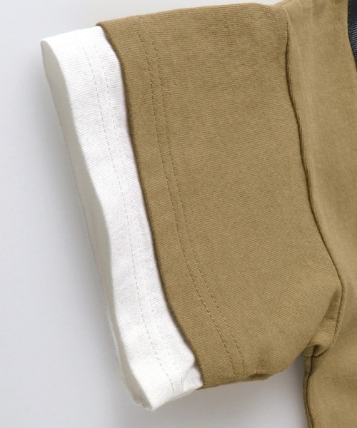 CONVERSE（コンバース）の「【CONVERSE/コンバース】ボディバッグ付き半袖Tシャツ（Tシャツ/カットソー・キッズ・グリーン/キャメル・100cm/110cm/120cm/130cm/140cm）」の16枚目の写真