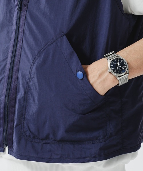 NANO universe（ナノユニバース）の「スーパーライトアーバンベスト（ベスト・メンズ・ベージュ/ネイビー・M/L）」の9枚目の写真