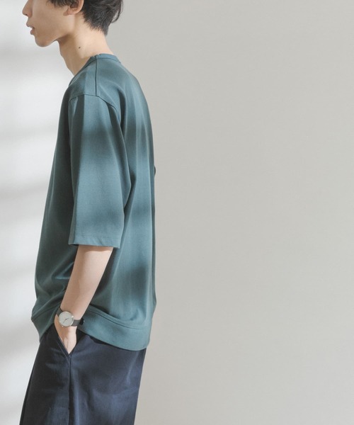 FORK&SPOON（フォークアンドスプーン）の「FORK&SPOON　天竺プレーティングTシャツ（Tシャツ/カットソー・メンズ・モカ/ライトグレー/グリーン系その他・LARGE/MEDIUM）」の3枚目の写真