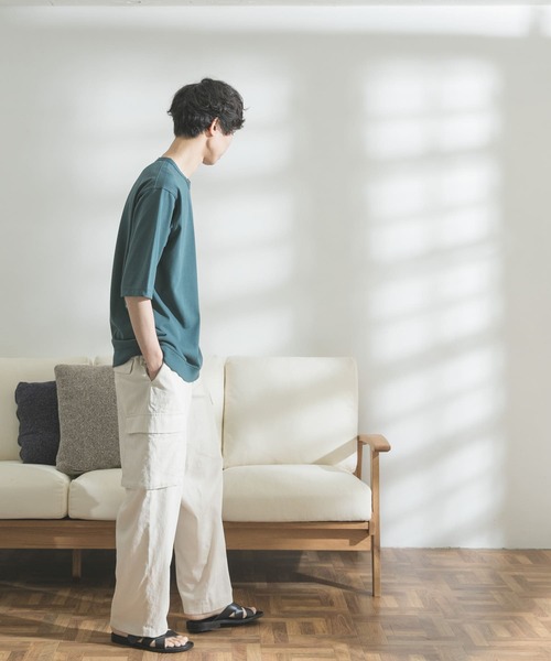 FORK&SPOON（フォークアンドスプーン）の「FORK&SPOON　天竺プレーティングTシャツ（Tシャツ/カットソー・メンズ・モカ/ライトグレー/グリーン系その他・LARGE/MEDIUM）」の13枚目の写真