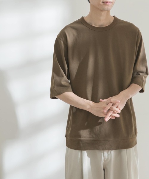 FORK&SPOON（フォークアンドスプーン）の「FORK&SPOON　天竺プレーティングTシャツ（Tシャツ/カットソー・メンズ・モカ/ライトグレー/グリーン系その他・LARGE/MEDIUM）」の15枚目の写真