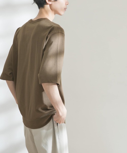 FORK&SPOON（フォークアンドスプーン）の「FORK&SPOON　天竺プレーティングTシャツ（Tシャツ/カットソー・メンズ・モカ/ライトグレー/グリーン系その他・LARGE/MEDIUM）」の17枚目の写真