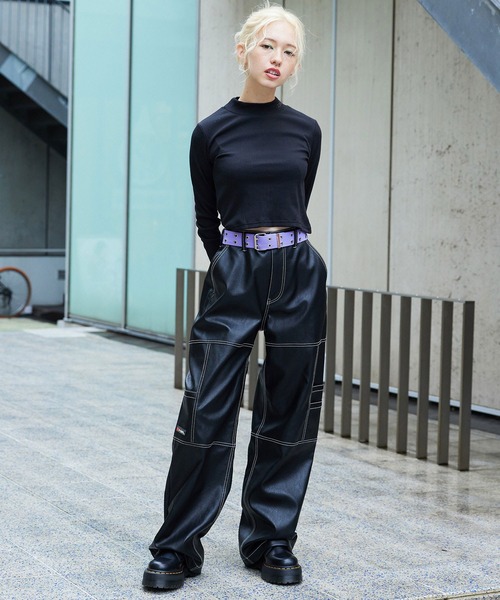 X-girl（エックスガール）の「HEART EYELET BELT（ベルト・レディース・ライトパープル/ブラック/グリーン/ブラウン・ONE SIZE）」の15枚目の写真