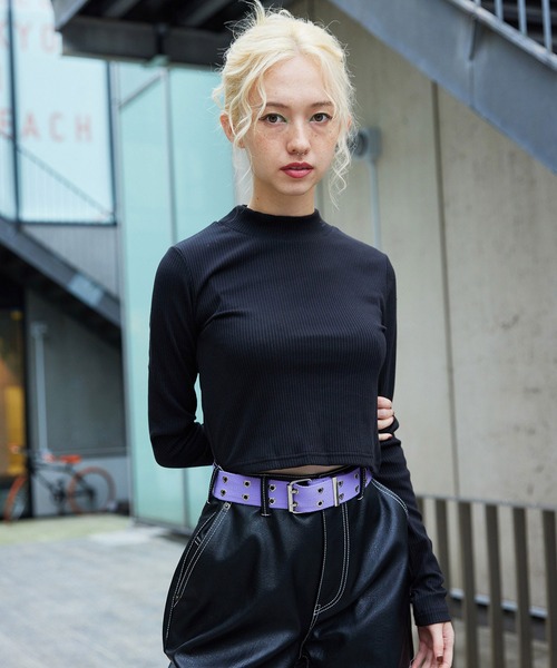 X-girl（エックスガール）の「HEART EYELET BELT（ベルト・レディース・ライトパープル/ブラック/グリーン/ブラウン・ONE SIZE）」の16枚目の写真