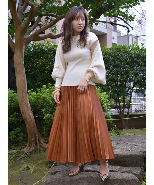 COTORICA（コトリカ）の「ニットボレロ×フレンチスリーブニット（ニット/セーター・レディース・ブラック/オフホワイト/オリーブ・FREE）」の6枚目の写真