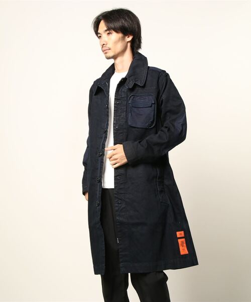 G-STAR（ジースター）の「E NPP DENIM TRENCH/デニムトレンチコート（トレンチコート・メンズ・ダークインディゴブルー・SMALL/MEDIUM/X-SMALL）」の7枚目の写真