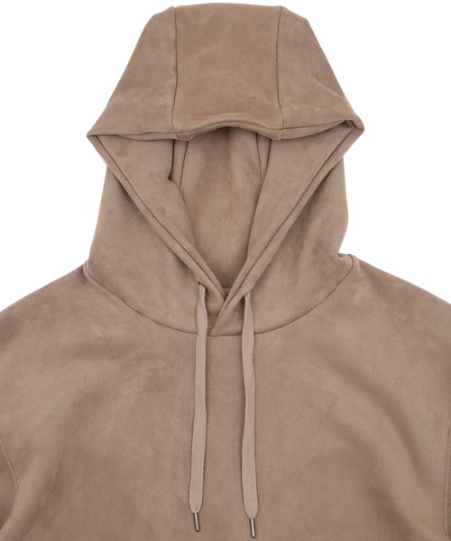 UNION STATION(ユニオンステーション)の「【ストレッチ】スウェードプルオーバーパーカー(パーカー・メンズ・ベージュ/オフホワイト/ブルー/ブラック・LL/S/M/L)」の9枚目の写真