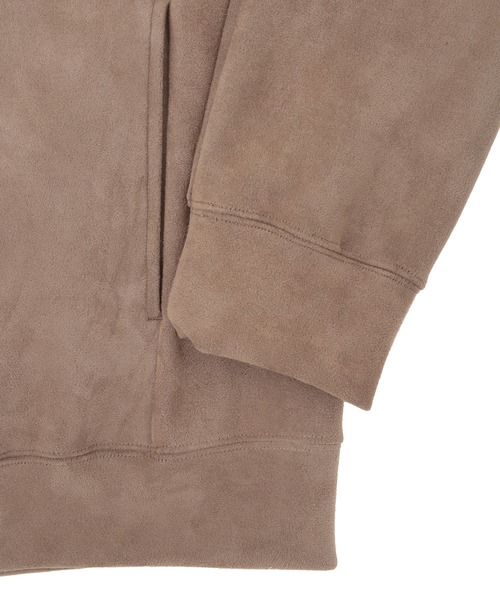UNION STATION(ユニオンステーション)の「【ストレッチ】スウェードプルオーバーパーカー(パーカー・メンズ・ベージュ/オフホワイト/ブルー/ブラック・LL/S/M/L)」の11枚目の写真