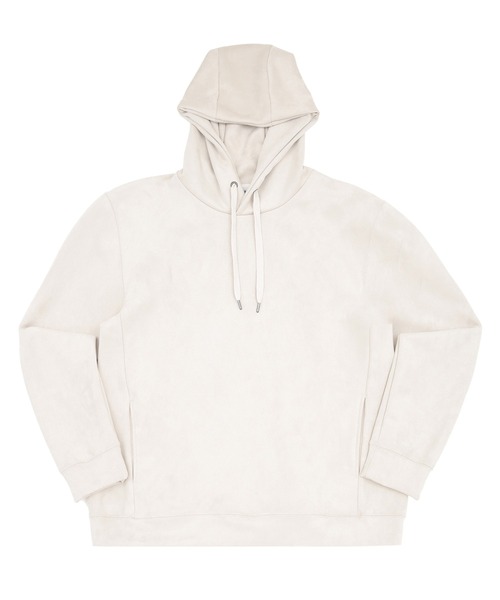 UNION STATION(ユニオンステーション)の「【ストレッチ】スウェードプルオーバーパーカー(パーカー・メンズ・ベージュ/オフホワイト/ブルー/ブラック・LL/S/M/L)」の6枚目の写真