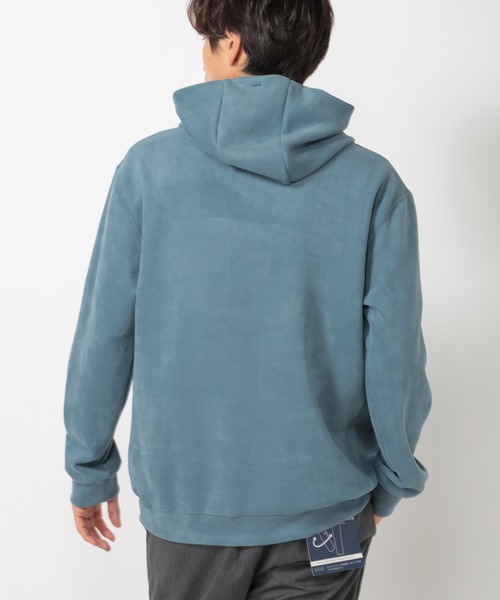 UNION STATION(ユニオンステーション)の「【ストレッチ】スウェードプルオーバーパーカー(パーカー・メンズ・ベージュ/オフホワイト/ブルー/ブラック・LL/S/M/L)」の19枚目の写真