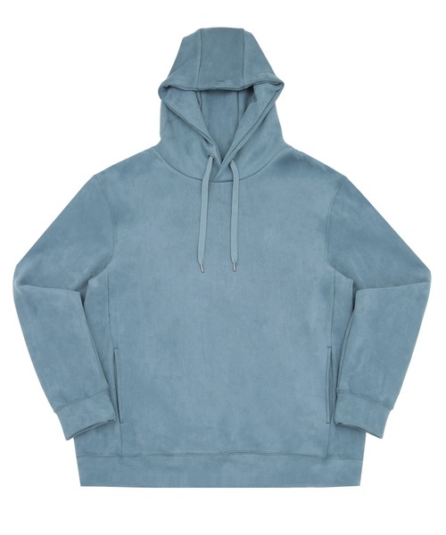 UNION STATION(ユニオンステーション)の「【ストレッチ】スウェードプルオーバーパーカー(パーカー・メンズ・ベージュ/オフホワイト/ブルー/ブラック・LL/S/M/L)」の5枚目の写真