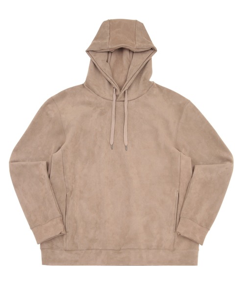 UNION STATION(ユニオンステーション)の「【ストレッチ】スウェードプルオーバーパーカー(パーカー・メンズ・ベージュ/オフホワイト/ブルー/ブラック・LL/S/M/L)」の7枚目の写真