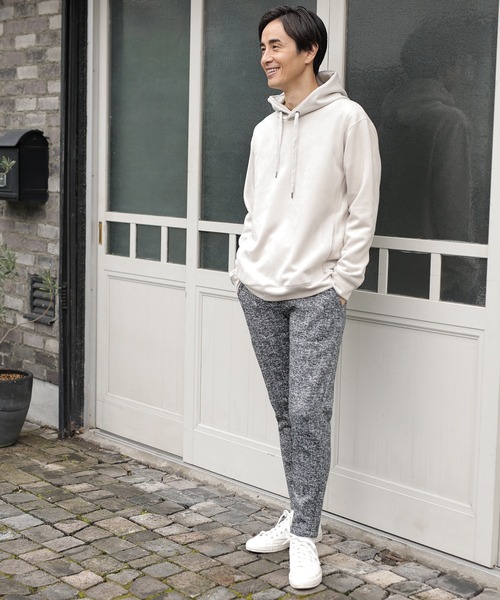 UNION STATION(ユニオンステーション)の「【ストレッチ】スウェードプルオーバーパーカー(パーカー・メンズ・ベージュ/オフホワイト/ブルー/ブラック・LL/S/M/L)」の20枚目の写真