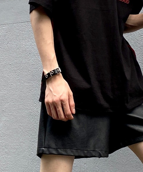 Figments（フィグメンツ）の「ハトメブレスレット（ブレスレット・レディース・ブラック・FREE）」の4枚目の写真