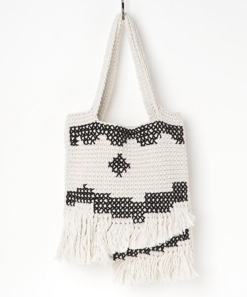 JACK & MARIE(ジャックアンドマリー)の「STORY OF TOMORROW POSITANO TOTE (ストーリーオブトゥモロー ポジターノトート)(ナチュラル)(Women's)(STB360)(トートバッグ・レディース・ナチュラル・ONE SIZE)」の7枚目の写真