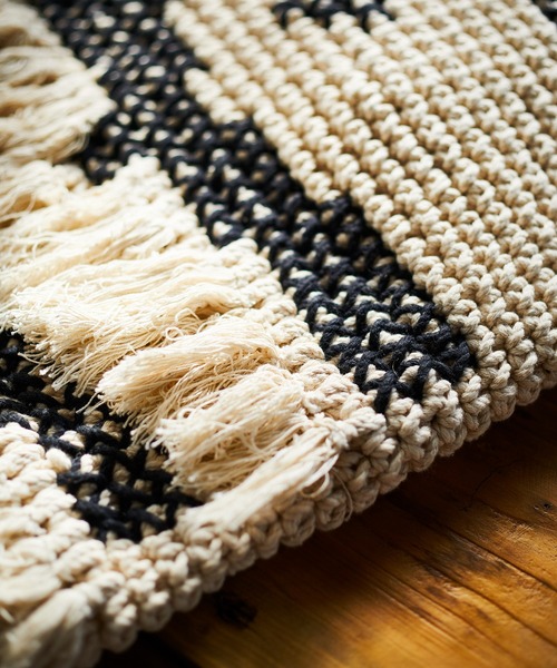 JACK & MARIE(ジャックアンドマリー)の「STORY OF TOMORROW POSITANO TOTE (ストーリーオブトゥモロー ポジターノトート)(ナチュラル)(Women's)(STB360)(トートバッグ・レディース・ナチュラル・ONE SIZE)」の6枚目の写真