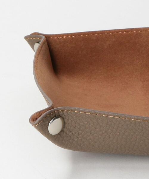 green label relaxing（グリーンレーベルリラクシング）の「＜green label relaxing＞シボ フェイクレザー マルチ トレイ（その他小物・メンズ・モカ/ブラック・FREE）」の5枚目の写真