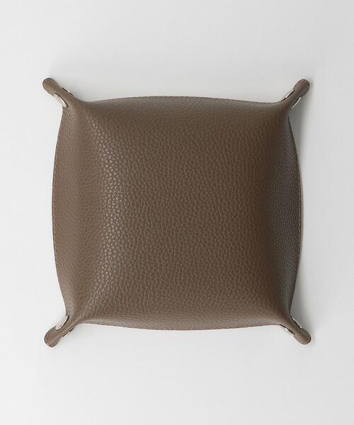 green label relaxing（グリーンレーベルリラクシング）の「＜green label relaxing＞シボ フェイクレザー マルチ トレイ（その他小物・メンズ・モカ/ブラック・FREE）」の7枚目の写真