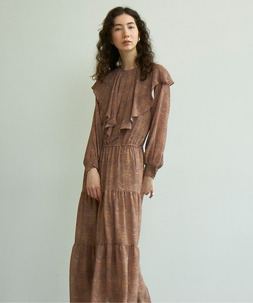 ペイズリーラッフルワンピース ワンピース Gallardagalante ガリャルダガランテ のファッション通販 Zozotown