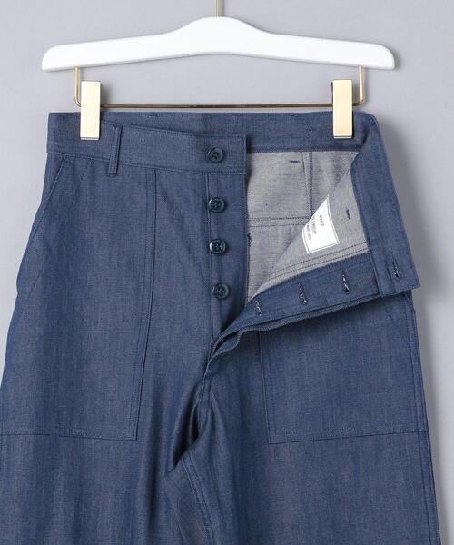HYKE（ハイク）の「＜HYKE（ハイク）＞DENIM BAKER パンツ ■■■（デニムパンツ・レディース・ネイビー・2/1）」の9枚目の写真