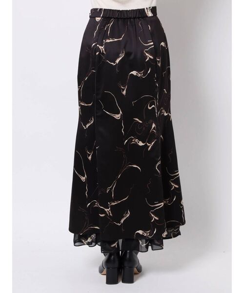 LAGUNAMOON（ラグナムーン）の「マーブルマーメイドスカート（スカート・レディース・ブラック/アイボリー/ミント・SMALL/MEDIUM）」の10枚目の写真