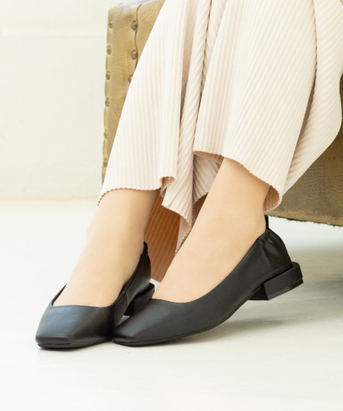 Noubel Voug Relax（ヌーベルヴォーグリラックス）の「オトナ ソフト シャーリング ローヒール パンプス（パンプス・レディース・ベージュ系その他/ベージュ/ブラック/ダークブラウン/ブルー系その他・24.5cm/23cm/22.5cm/23.5cm/24cm）」の17枚目の写真