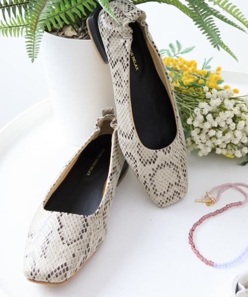 Noubel Voug Relax（ヌーベルヴォーグリラックス）の「オトナ ソフト シャーリング ローヒール パンプス（パンプス・レディース・ベージュ系その他/ベージュ/ブラック/ダークブラウン/ブルー系その他・24.5cm/23cm/22.5cm/23.5cm/24cm）」の13枚目の写真