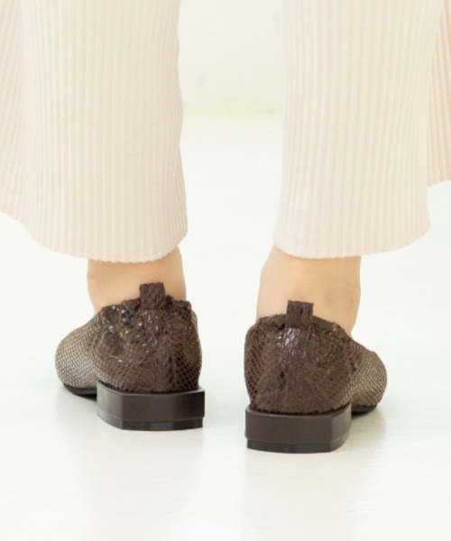 Noubel Voug Relax（ヌーベルヴォーグリラックス）の「オトナ ソフト シャーリング ローヒール パンプス（パンプス・レディース・ベージュ系その他/ベージュ/ブラック/ダークブラウン/ブルー系その他・24.5cm/23cm/22.5cm/23.5cm/24cm）」の8枚目の写真