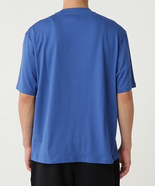 Tシャツ・カットソー STUDIO NICHOLSON Men T Shirts SNM911BRICDARNA Blue Studio Nicholson STUDIO NICHOLSON Men T-Shirts SNM 911 BRIC