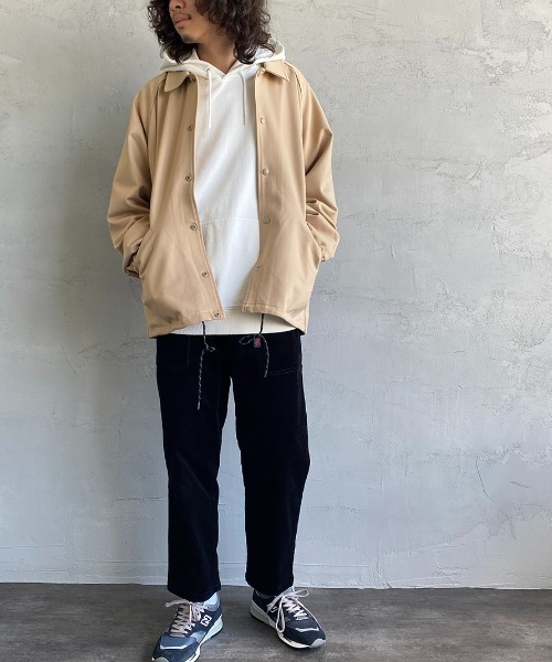 WILD THINGS（ワイルドシングス）の「[WILD THINGS/ワイルドシングス] 別注ダンボールニットポンチコーチジャケット（その他アウター・メンズ・チャコールグレー/ブラック/ベージュ・M/L）」の7枚目の写真