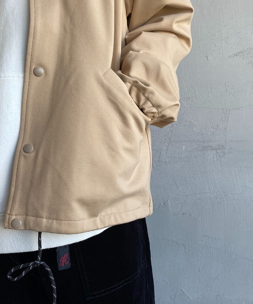WILD THINGS（ワイルドシングス）の「[WILD THINGS/ワイルドシングス] 別注ダンボールニットポンチコーチジャケット（その他アウター・メンズ・チャコールグレー/ブラック/ベージュ・M/L）」の8枚目の写真