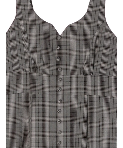 Maison de FLEUR(メゾンドフルール)の「チェック柄リボンワンピース(ワンピース・レディース・ブラウン/ベージュ・S/M)」の10枚目の写真