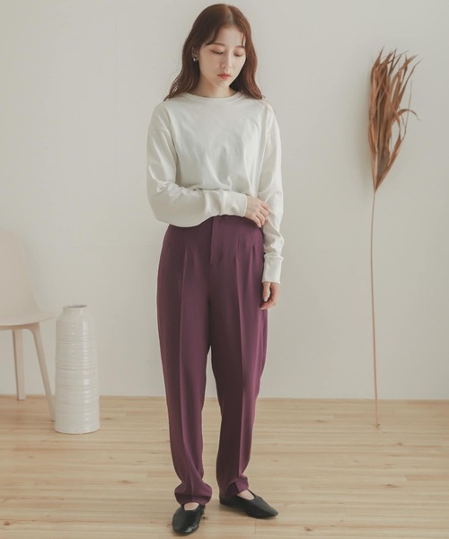 SENSE OF PLACE by URBAN RESEARCH（センスオブプレイスバイアーバンリサーチ）の「ロゴプリントTシャツ（Tシャツ/カットソー・レディース・ベージュ系その他/ホワイト/ホワイト系その他・ONE）」の6枚目の写真