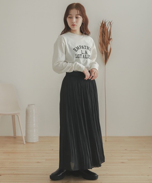 SENSE OF PLACE by URBAN RESEARCH（センスオブプレイスバイアーバンリサーチ）の「ロゴプリントTシャツ（Tシャツ/カットソー・レディース・ベージュ系その他/ホワイト/ホワイト系その他・ONE）」の15枚目の写真