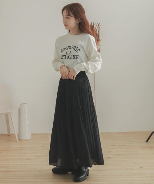 SENSE OF PLACE by URBAN RESEARCH（センスオブプレイスバイアーバンリサーチ）の「ロゴプリントTシャツ（Tシャツ/カットソー・レディース・ベージュ系その他/ホワイト/ホワイト系その他・ONE）」の16枚目の写真