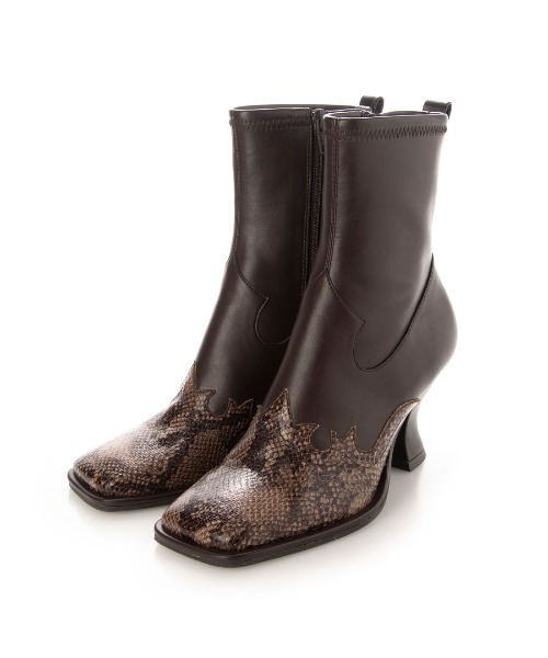 EVOL by Cream(イーボルバイクリーム)の「【ZOZOTOWN限定】EVOL by Cream コラボウエスタンブーツ AR30455(ブーツ・レディース・ブラック系その他/アイボリー/ブラック/ブラウン・S/M/L)」の15枚目の写真